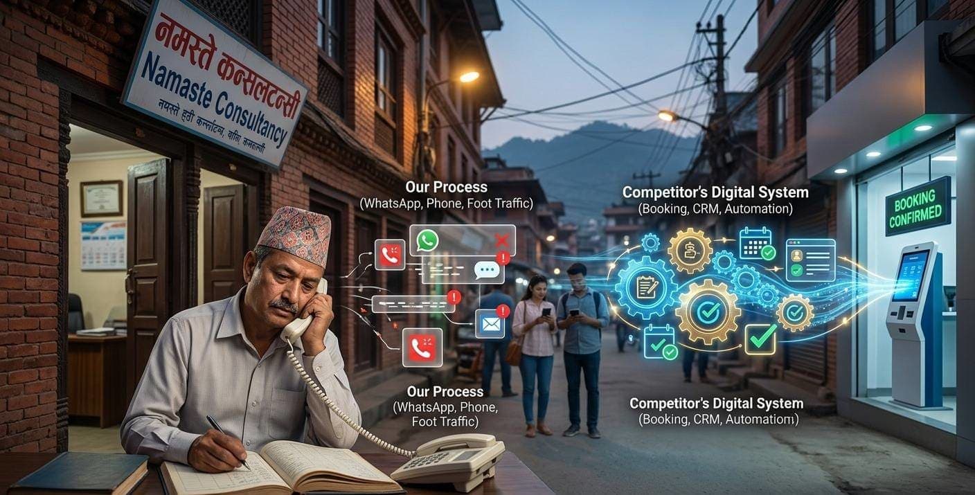 Why Nepali Businesses Are Losing Customers to Competitors With Better Digital Systems